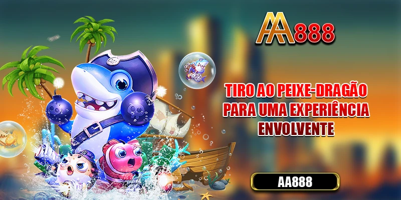 Tiro ao peixe-dragão para uma experiência envolvente